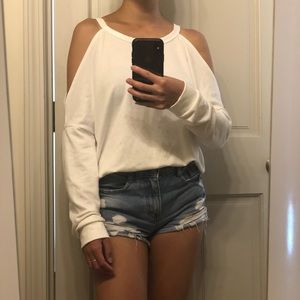 Oversized Cold Shoulder Top (small)